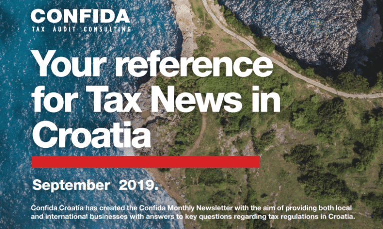 September 2019: Your reference for Tax News in Croatia
