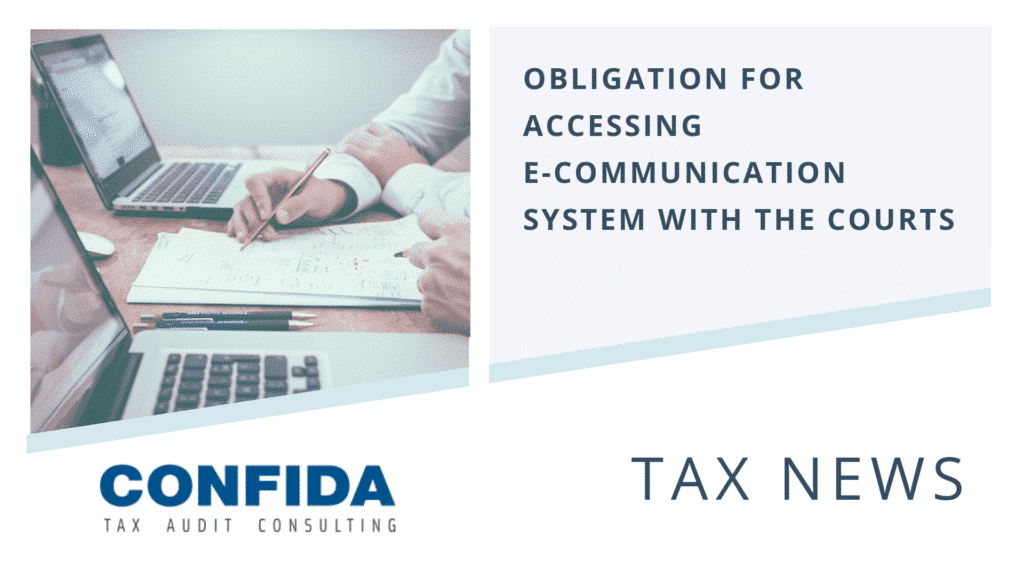 Obligation for Accessing e-Communication System with the Courts