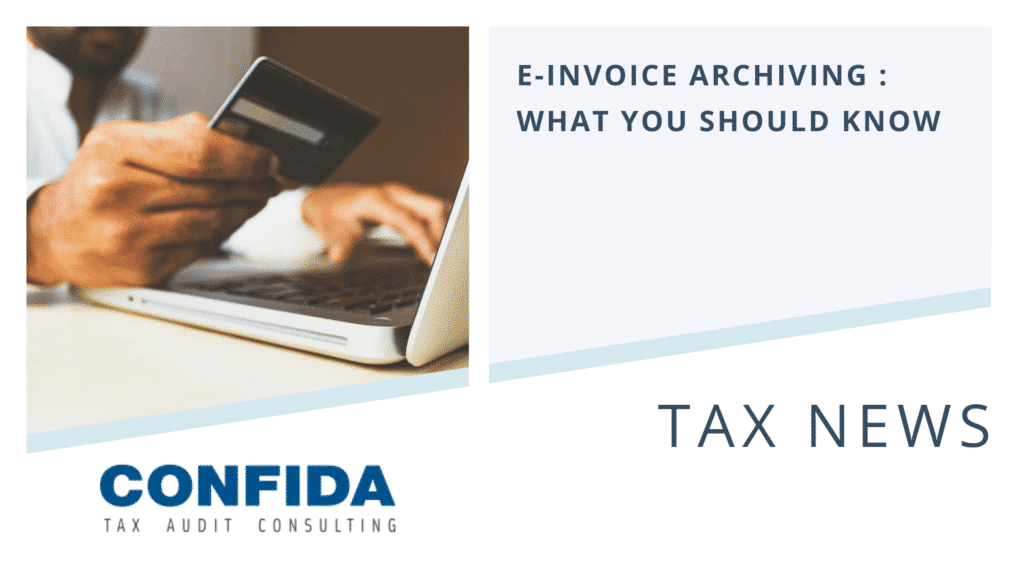 e-Invoice archiving